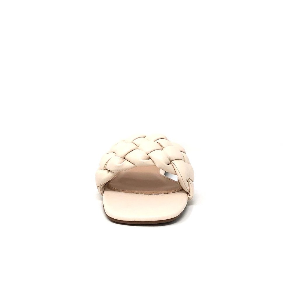 ❤️HP! Ivory Vegan Leather Braided Sandals - Picture 7 of 8